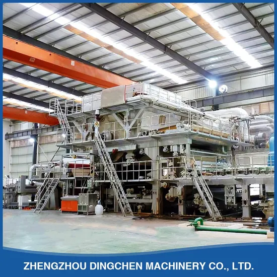 Complete Set Waste Paper Virgin Pulp Toilet Paper Production Machine
