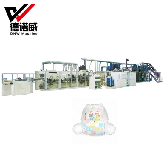 Full Servo Control Diaper Machine for Making Children Pull up Nappy Good Price