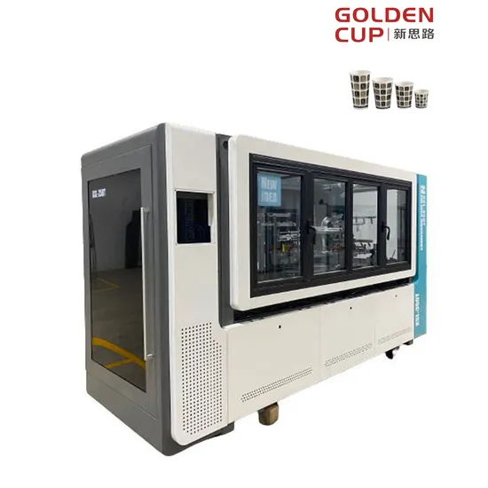 Golden Cup CE Approved High Quality Intelligent Hot Tea Paper Cup Forming Machine
