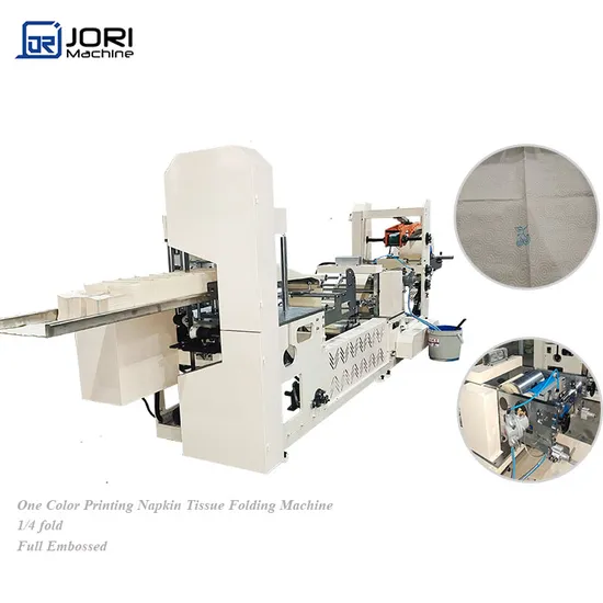 1/4 Embossing Folding Serviette Tissue Paper Napkin Making Machine Price