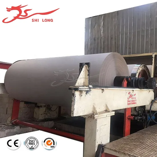 3200mm Waste Paper Recycling Machine Kraft Machine Jumbo Roll Paper Making Machine in Algeria