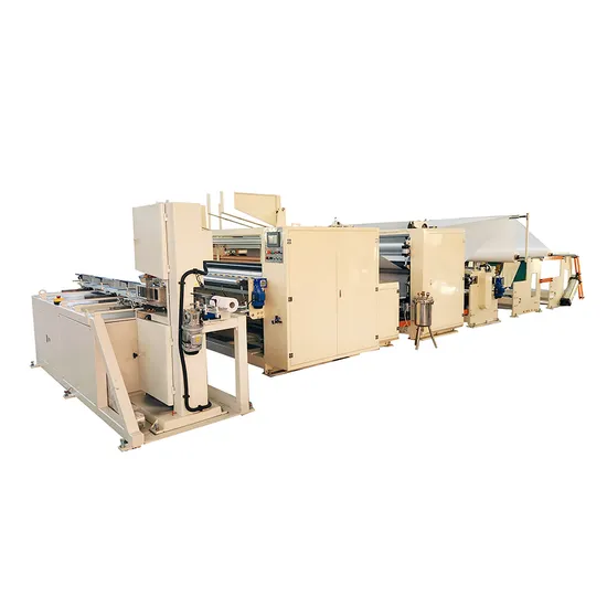 Automatic Lamination Gluing Lamination Tissue Paper Kitchen Towel Rewinder
