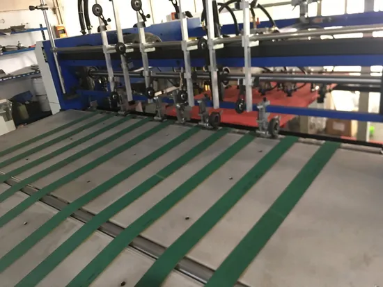 by Strong Export Wooden Case. Full Printing Spot UV Varnishing Machine