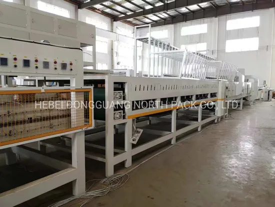 Automatic honeycomb paperboard production line for package machinery