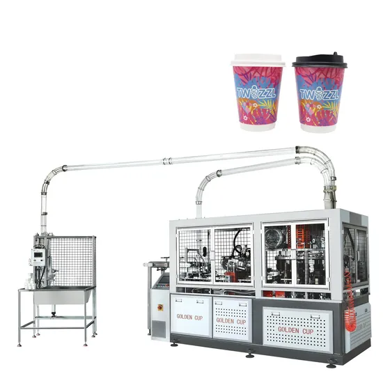 Full Servo Fully Automatic Feeding Ultrasonic Sealing Forming Paper Cups Machines Production Line