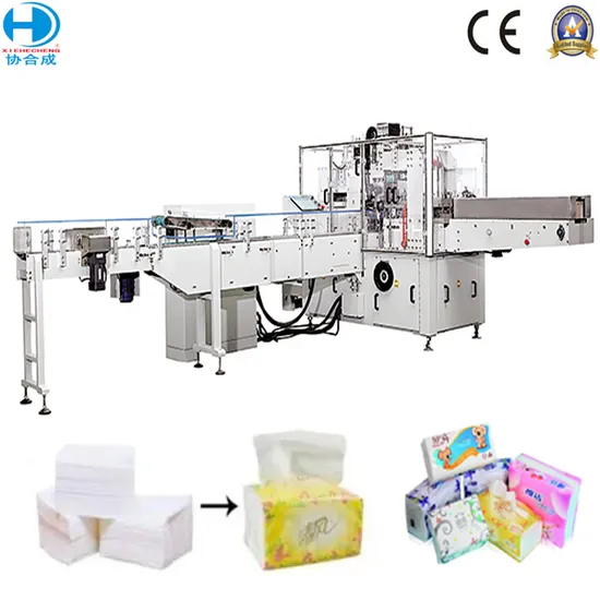 Foshan Xiehecheng Automatic Napkin Packing Machine for Different Napkin Tissue Size