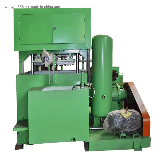 2molds Paper Pulp Molding Egg Tray Making Production Line Machine