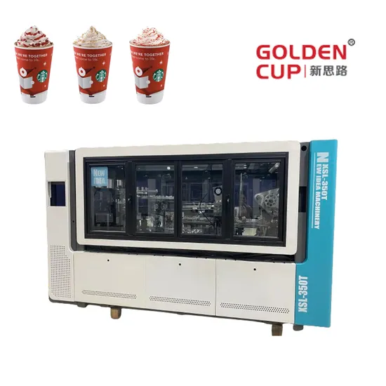 Golden Cup High Performance Food Container Paper Cup Making Machine