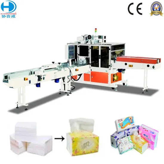 60~100PCS/Min Soft Facial Tissue High Speed Automatic Packing Machine