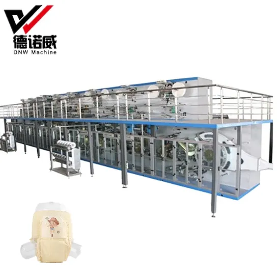 Customized Disposable Full Servo Control Baby Diaper Making Machine