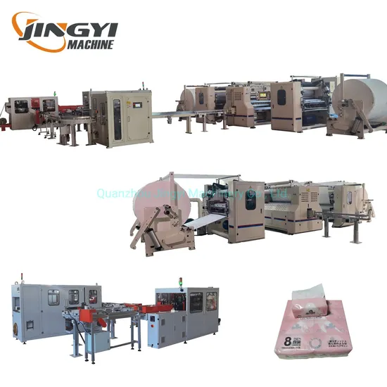 New 7 Lines Fully Automatic Facial Tissue Paper Production Line