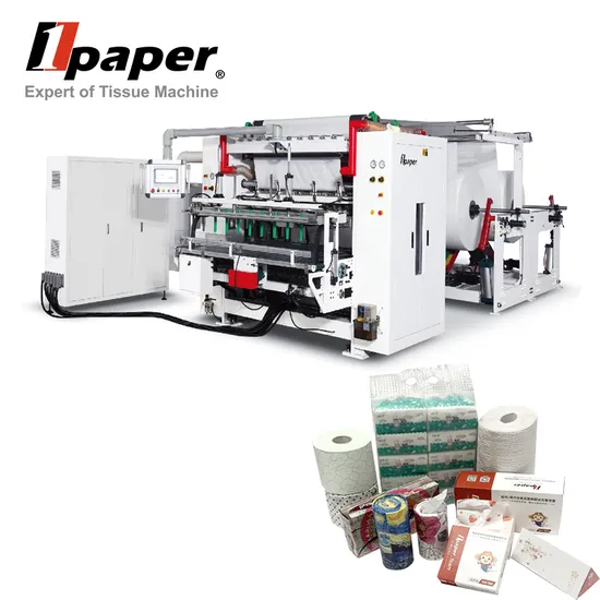 CE Certificated High Precision Tissue Folding Machine for Folded/Embossed Facial Tissue