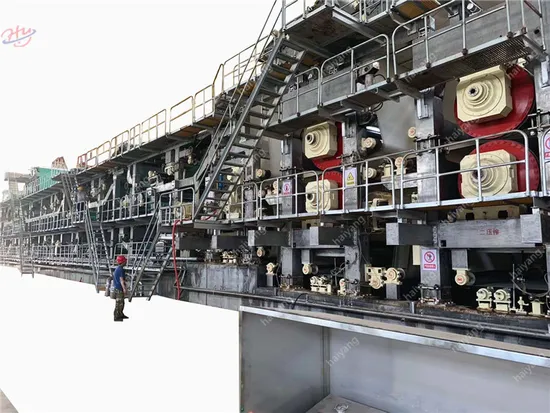 Recycle Board Making Testliner Toilet Kraft Duplex Packing Machinery Paper Waste Machine