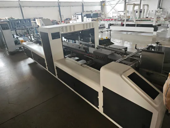 Corrugated Carton Box Cardboard Sheet Laminating Pasting Gluing Making Machine