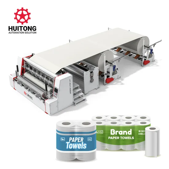 Good Price Automatic Log Paper/Toilet Paper/Kitchen Paper Rewinding and Cutting Machine