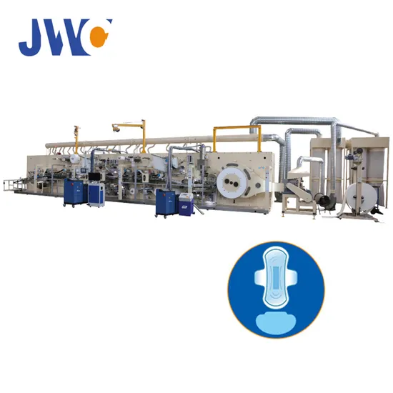 Jwc-Kbd800 Semi Servo Good Price Lady Sanitary Pads Napkin Making Machine