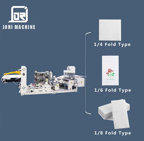 High Speed 1/4 Fold Napkin Tissue Paper Making Machine