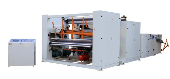 China Supplier Lazy Lag and Toilet Paper Rewinding Machine with Embossing