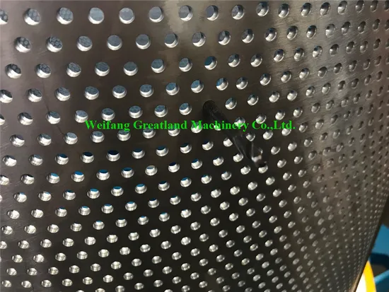 SS304 Hole/Slotted Screen Basket for Plastic Classifiers