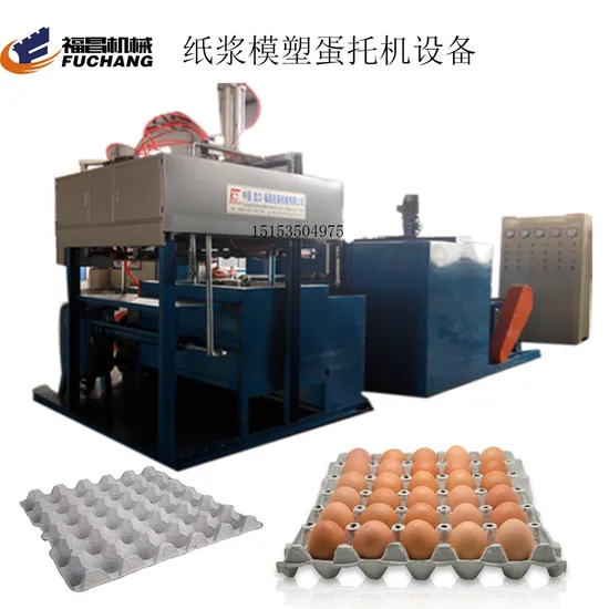 Waste Paper Forming Egg Dishes Forming Machinery China