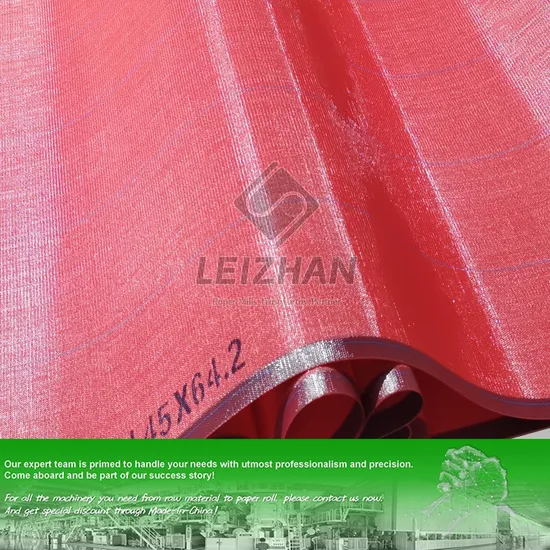 Paper Machine Clothing Red Color Flat Type Dryer Fabric