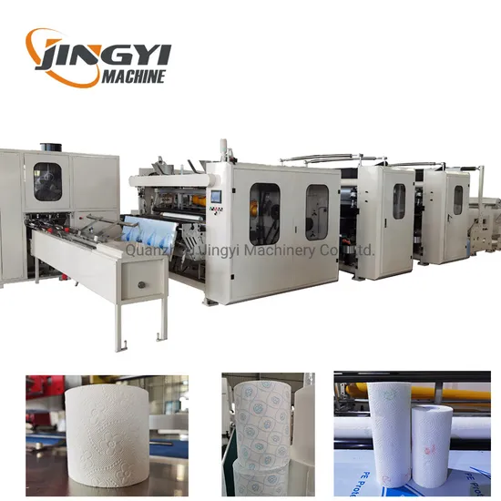 High Speed Maxi Rolls / Kitchen Towel / Toilet Paper Manufacturing Line