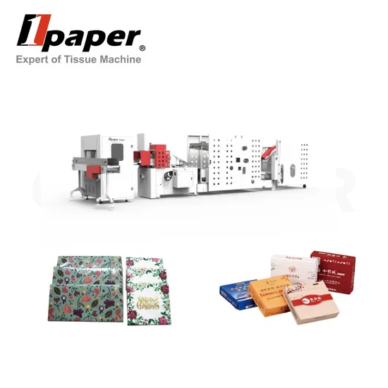 Full Automatic 1/4 Fold Intelligent Napkin Packing Machine Production Line