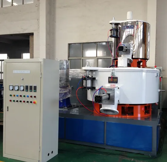 Plastic Mixer Cooling and Heating Mixing Unit Henschel Mixer All SUS304 Material