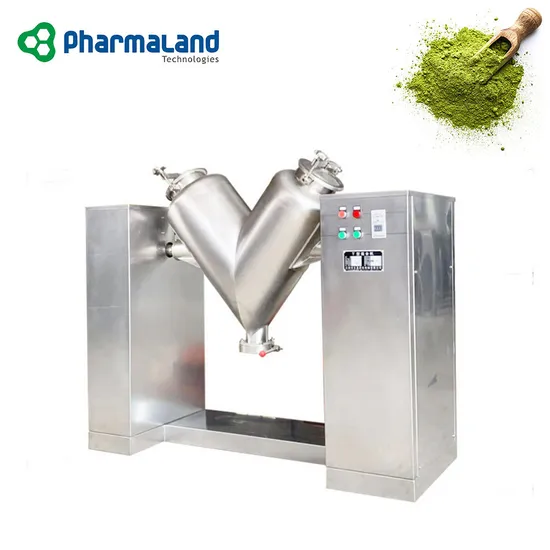 V Type Powder Mixing Machines Lab Dry Powder Mixer Chemical Mixing Equipment Mixing Tank Mixing Raw Material Machine