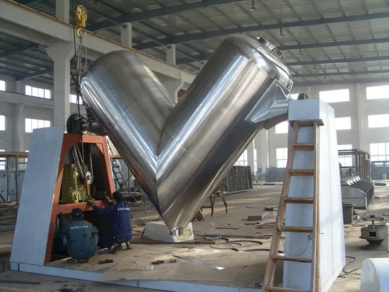 V-100 V Shape Powder Cone Mixer Machine V Shaped Mixer