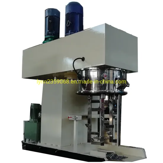 5L-1500L Heating Cooling Vacuum Silicone Sealant/Putty/Plasticine/Lithium Battery Paste Dual Shaft Triple Shaft High Speed Disperser Dissolver Planetary Mixer
