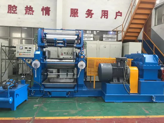 450X1200 Two Roll Mixing Mill Rubber and Plastic Open Roll Mixer CE