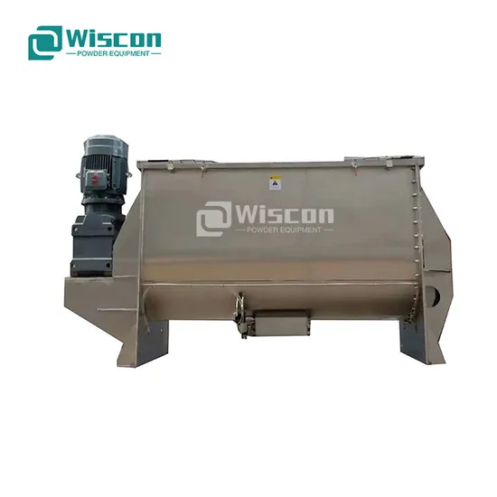 Food Soy Protein Powders Industrial Bulk Solids Batch Paddle Ribbon Mixer Blender