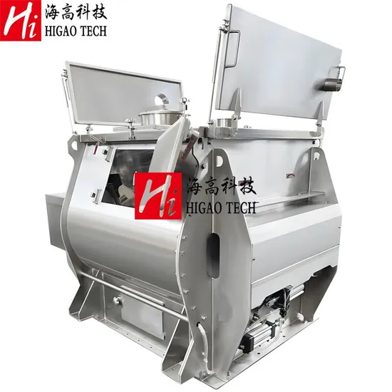 Double Shaft Paddle Mixer Machine for Nitrogen Phosphorus Kalium Compound Fertilizer