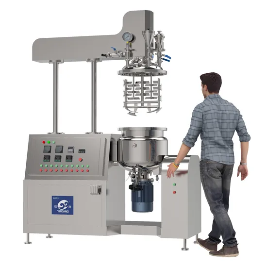 Emulsifying Cosmetics Cosmetic Emulsifier Vacuum Homogenizer Mixer Emulsifier for Homogenizing Cream Ointment