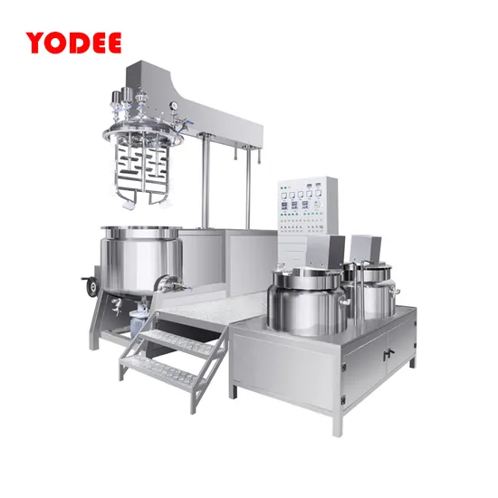 High Shear Industrial Cosmetic Cream Mayonnaise Making Toothpaste Mixing Equipment Vacuum Homogenizer Emulsifier Mixer Machine