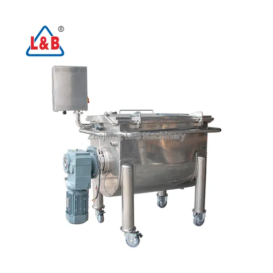 Price of Industrial Horizontal Powder Blender Stainless Steel 20rpm Ribbon Mixer