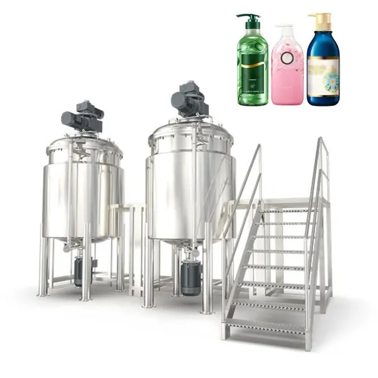 Liquid Soap Shampoo Mixer Production Line Mixing Stirrers Blending Tanks Liquid Washing Homogenizer Mixer