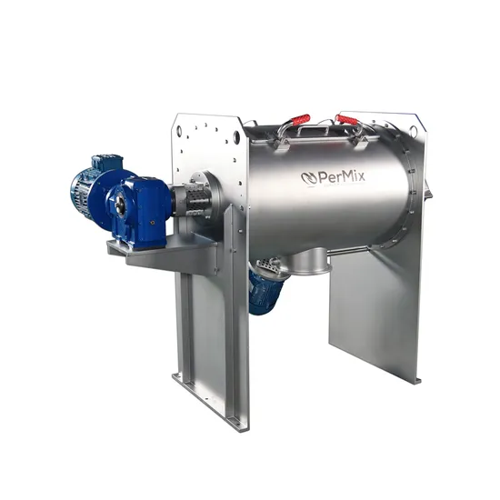 Customizable Plow Mixer with Heating and Cooling Jacket for Industrial Use