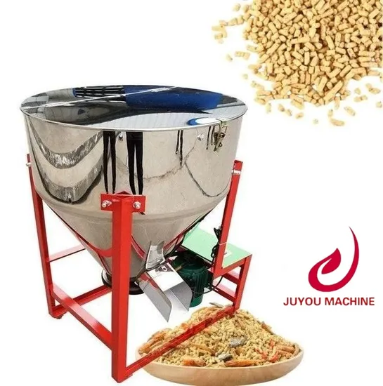 Auto Animal Cow Chicken Poultry Feed Pellet Making Mixer Machine