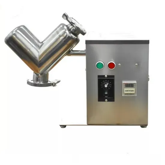 Stainless Steel V Type Dry Powder Mixer Vh-2 Small Lab Pharmaceutical Food Powder Blender
