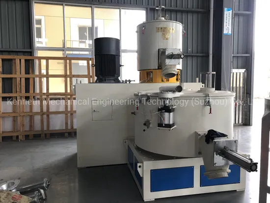 Vertical High Speed Heating Mixer Cooler for Batch Mixing Blending of Thermoplastic Polymer Compounds
