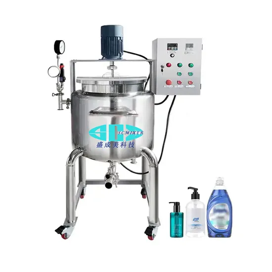 Stainless Steel Agitator Mixer Stirrer Homogenizer Blender Liquid Detergent Mixing Tank