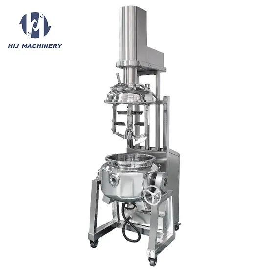 Simple Configuration Vacuum Emulsifier Emulsifying Mixing Machine