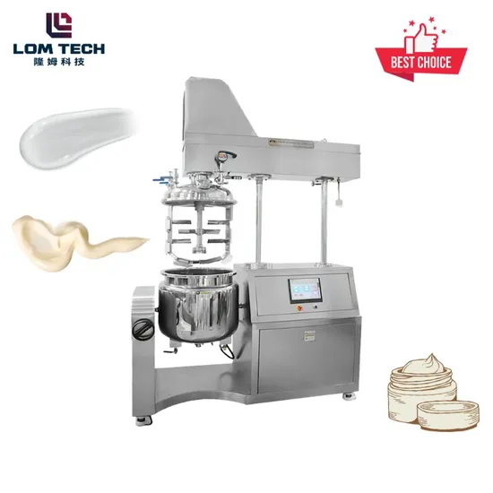 Lom Factory Price Cleasing Milk Shampoo Maker Vacuum Emulsified Homogenizer Machine From China
