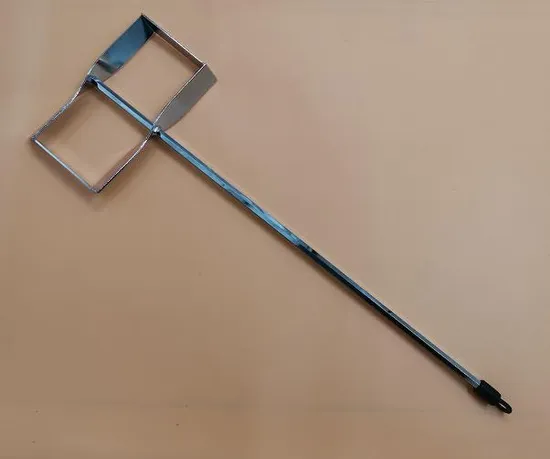 Die-Cast Mixers Drywall Mud Mixer. Size 8-1/2" X 4-1/2", Length 30", Material Stainless. 212 * 600 * 8.8mm, Q235 Carbon Structural Steel