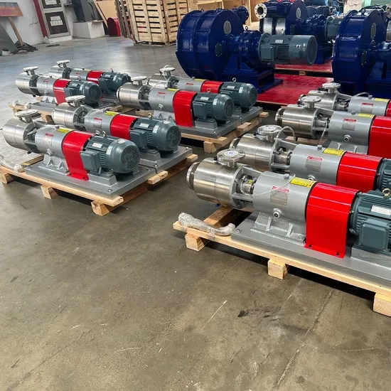 Factory Price High Shear Inline Mixer and Emulsifying Pump