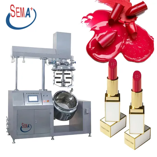 Cosmetic Tilting Vacuum Homogenizing Emulsifier Cosmetic Cream Emulsifier Mixer Homogenizer