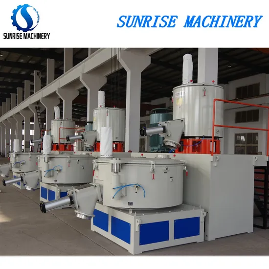 Plastic High Speed Mixer for PVC Powder CaCO3 and Chemical