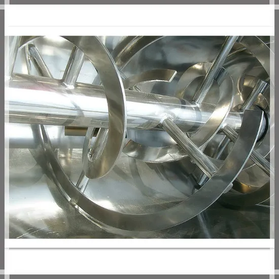 Horizontal Double Ribbon Powder Mixer Machine
